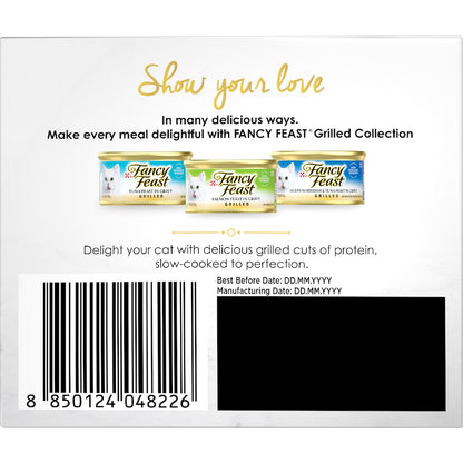 Fancy Feast Seafood Grilled Collection Wet Cat Food 85g X 18 Pack