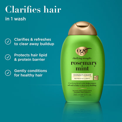 Ogx Refreshing Scalp Rosemary Mint Conditioner 385ml
