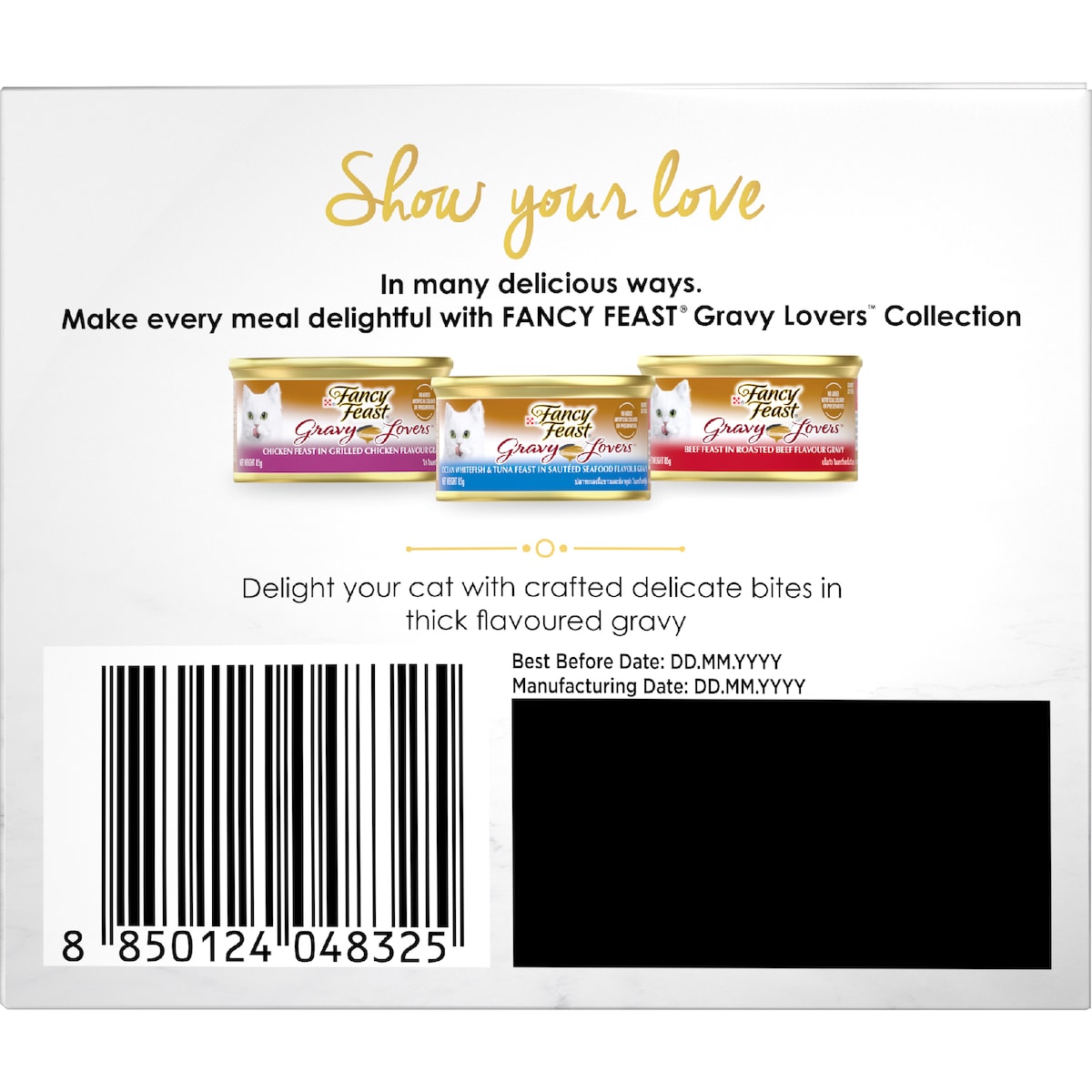 Fancy Feast Gravy Lovers Collection Wet Cat Food 85g X 18 Pack