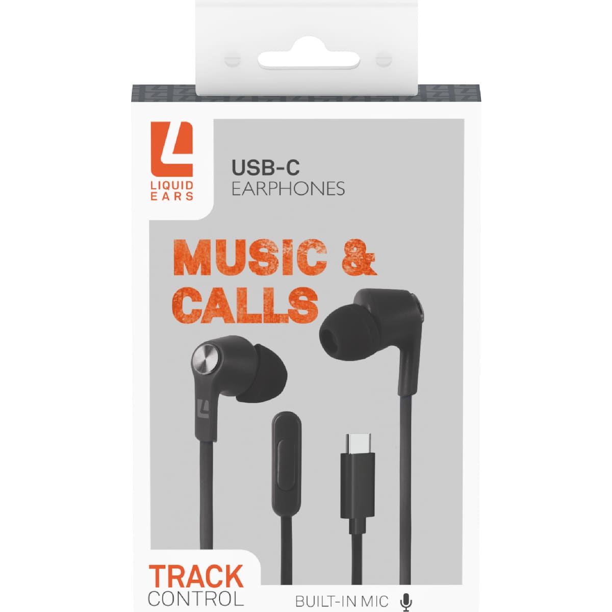 Liquid Ears Music & Calls Usb C Earphones Black Each