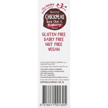 The Happy Snack Company Chickpeas Dark Choc and Raspberry 5 pack