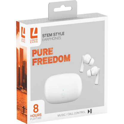 Liquid Ears Pure Freedom Stem Earphones Assorted Each