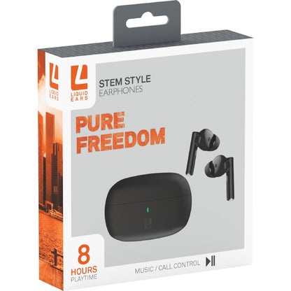 Liquid Ears Pure Freedom Stem Earphones Assorted Each