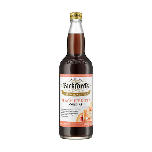 Bickford's Peach Iced Tea Cordial - 750mL