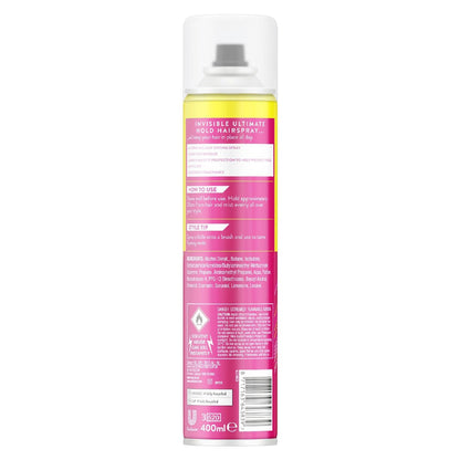Vo5 Invisible Ultimate Hold Hairspray 400ml