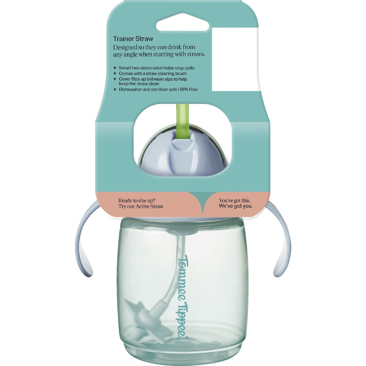 Tommee Tippee Trainer Straw Infant Cup 6m+ Assorted Each