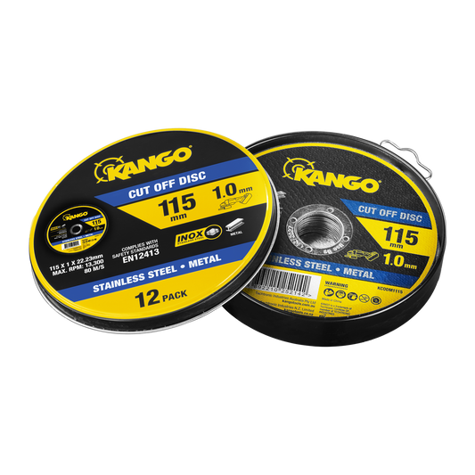 Kango Metal Cut Off Discs 115mm 12 Pack