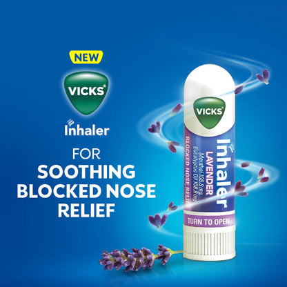 Vicks Nasal Decongestant Inhaler Lavendar 0.5ml