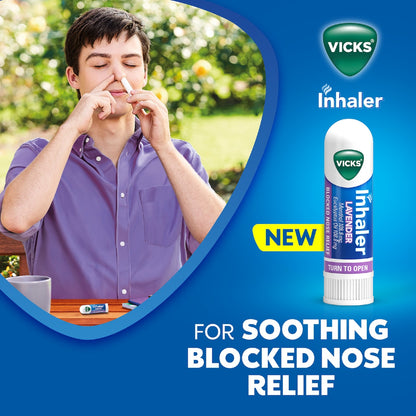 Vicks Nasal Decongestant Inhaler Lavendar 0.5ml