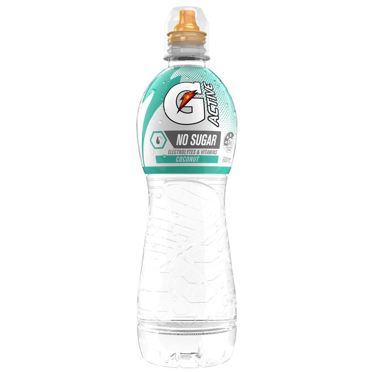 Gatorade G Active Water Sports Drinks Coconut Breeze Sugar Free 600ml
