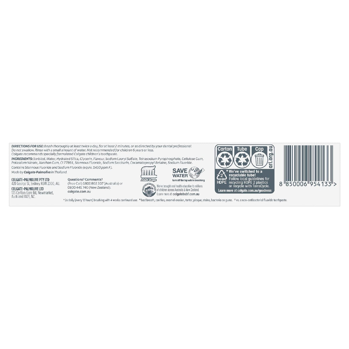 Colgate Total Active Prevention Original Toothpaste Value 200g X 2 Pack