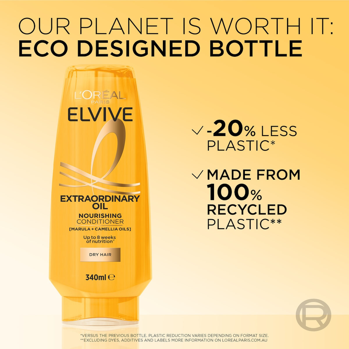 Elvive Extraordinary Oil Nourishing Shampoo 340ml
