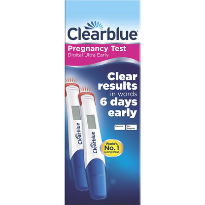Clearblue Digital Pregnancy Test Ultra Early 2 Pack