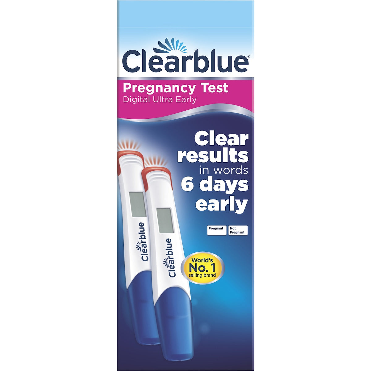 Clearblue Digital Pregnancy Test Ultra Early 2 Pack