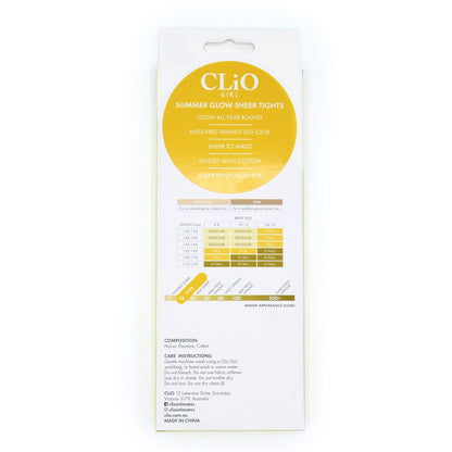 Clio Girl Summer Glow Tight Natural Xt 90mm(w) X 250mm(h) Each