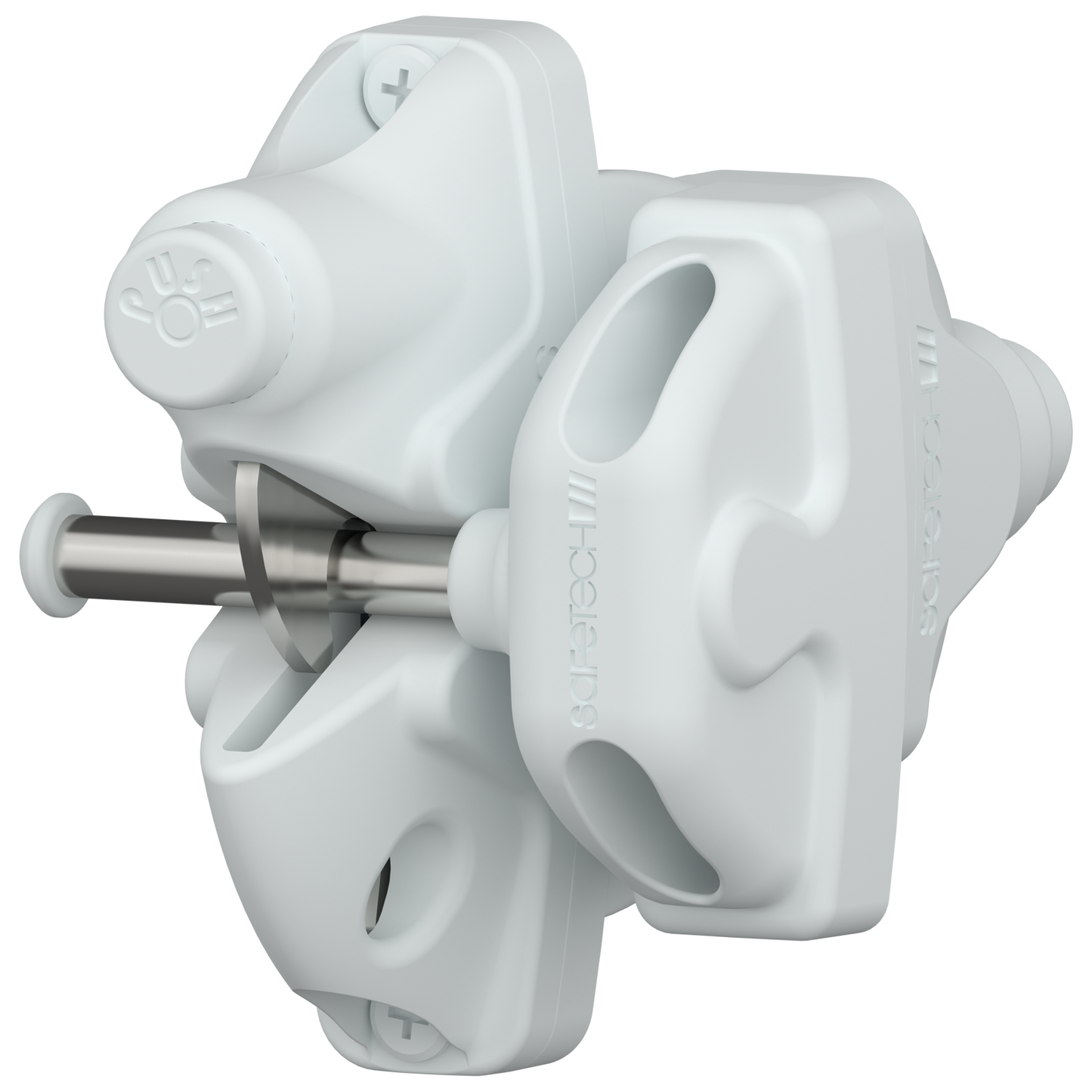 Protectoral G8Safe Double Sided Gravity X Gate Latch - White
