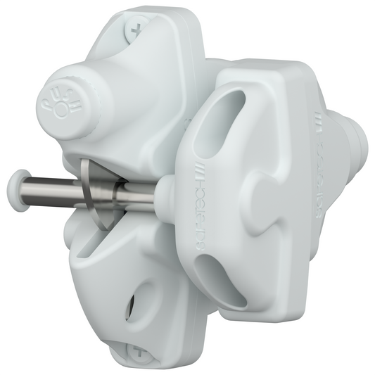 Protectoral G8Safe Double Sided Gravity X Gate Latch - White
