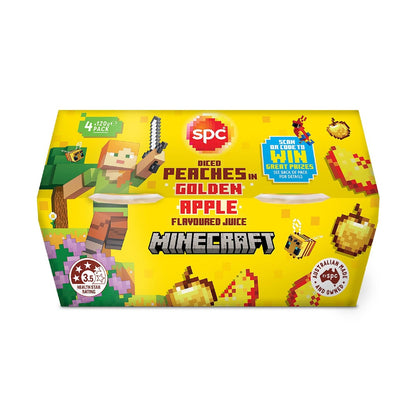 Spc Diced Peaches In Golden Apple Juice Minecraft 4 Pack