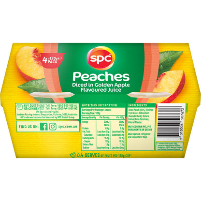 Spc Diced Peaches In Golden Apple Juice Minecraft 4 Pack
