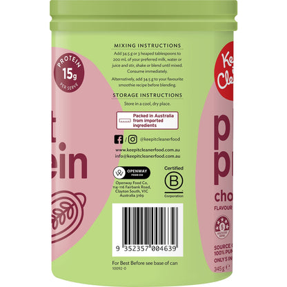 Keep It Cleaner Plant Protein Chocolate Flavour 345g