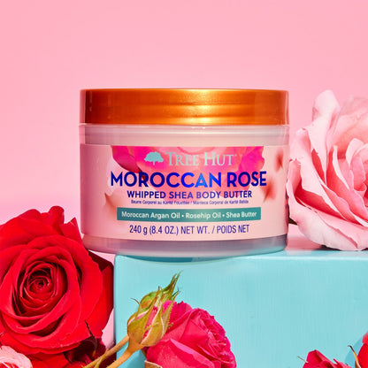 Tree Hut Whipped Shea Body Butter Moroccan Rose 240g