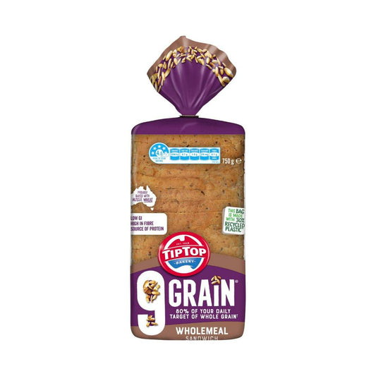 Tip Top 9 Grain Wholemeal Sandwich - 750g