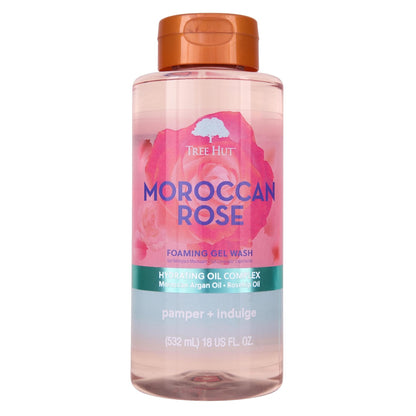 Tree Hut Foaming Gel Wash Moroccan Rose 532ml