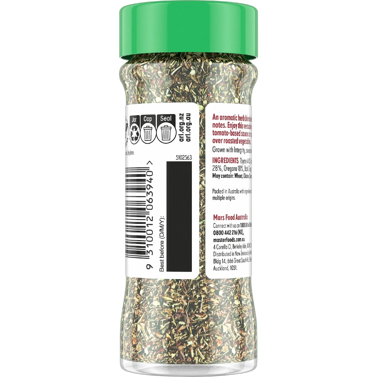 Masterfoods Mixed Herb Blend 13g