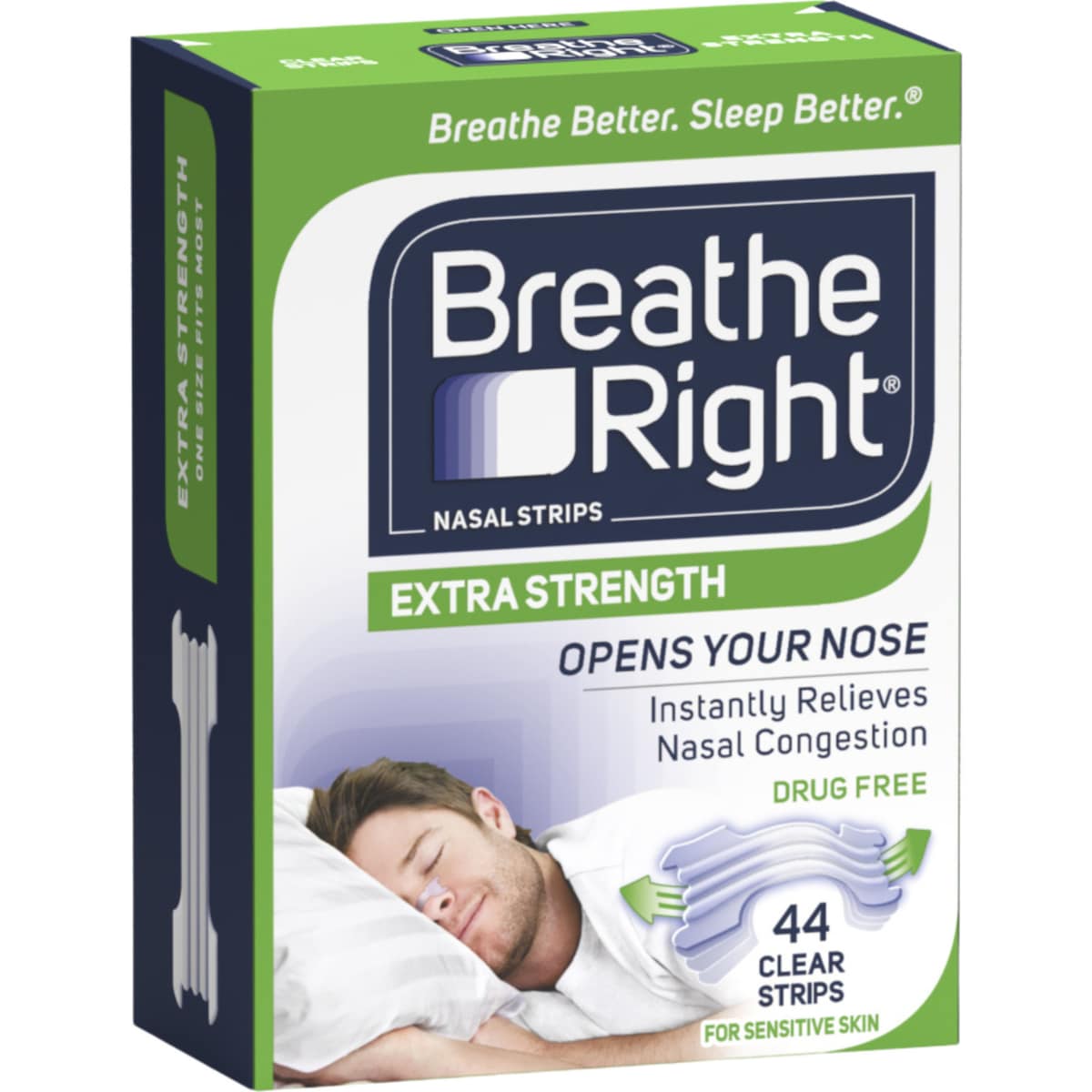 Breathe Right Nasal Strips Extra Strength 44 Pack