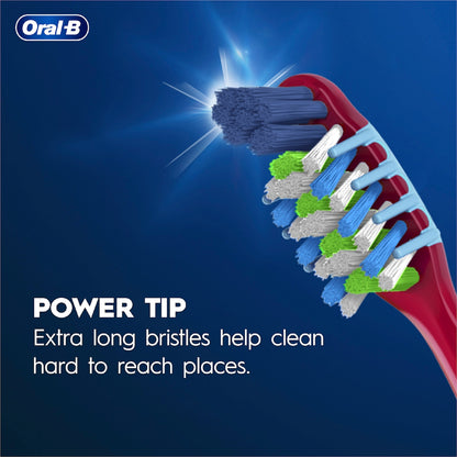 Oral-b Cross Action Toothbrushes Soft Value 5 Pack
