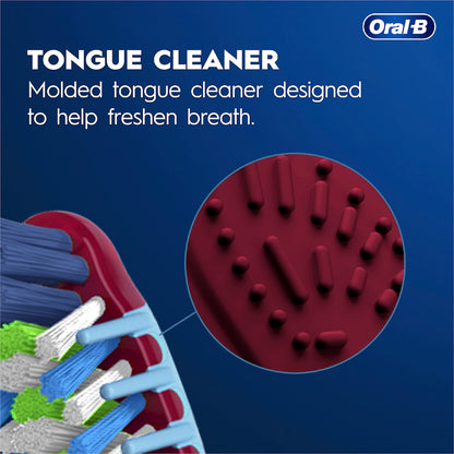 Oral-b Cross Action Toothbrushes Soft Value 5 Pack