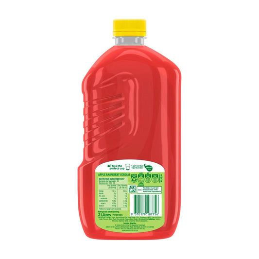 Golden Cire Cordial Apple & Raspberry - 2L