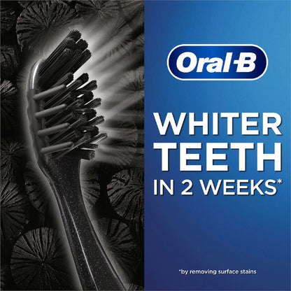 Oral-b Cross Action Toothbrushes Charcoal Soft Value 5 Pack