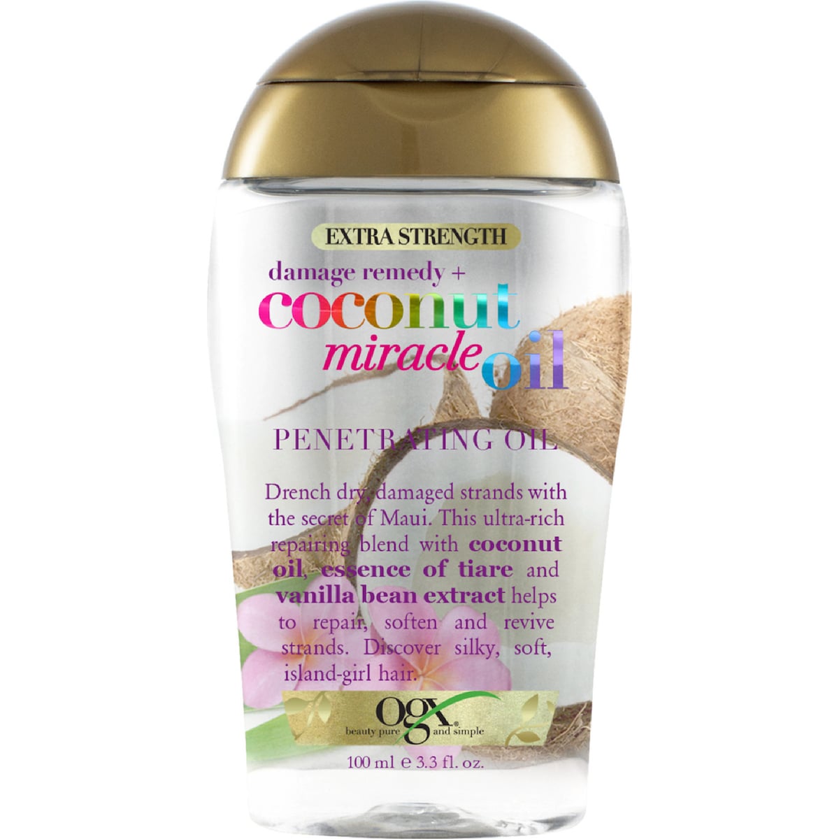Ogx Coconut Miracle Penetrating Hair Oil 100ml