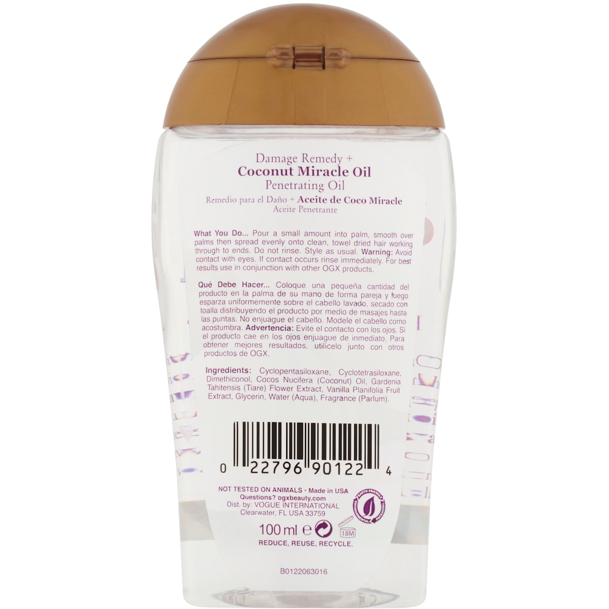 Ogx Coconut Miracle Penetrating Hair Oil 100ml