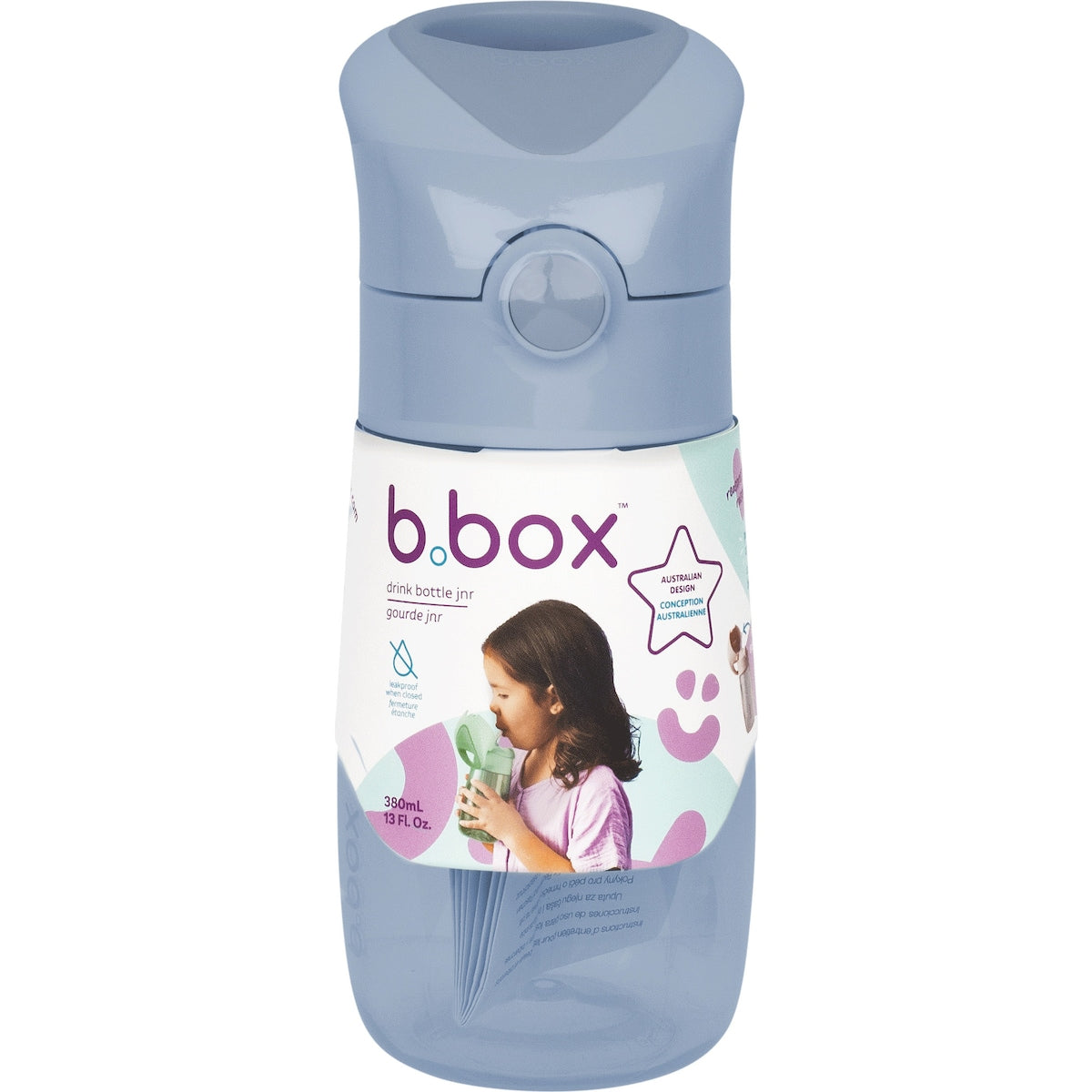 B.box Junior Drink Bottle Assorted 380ml Each