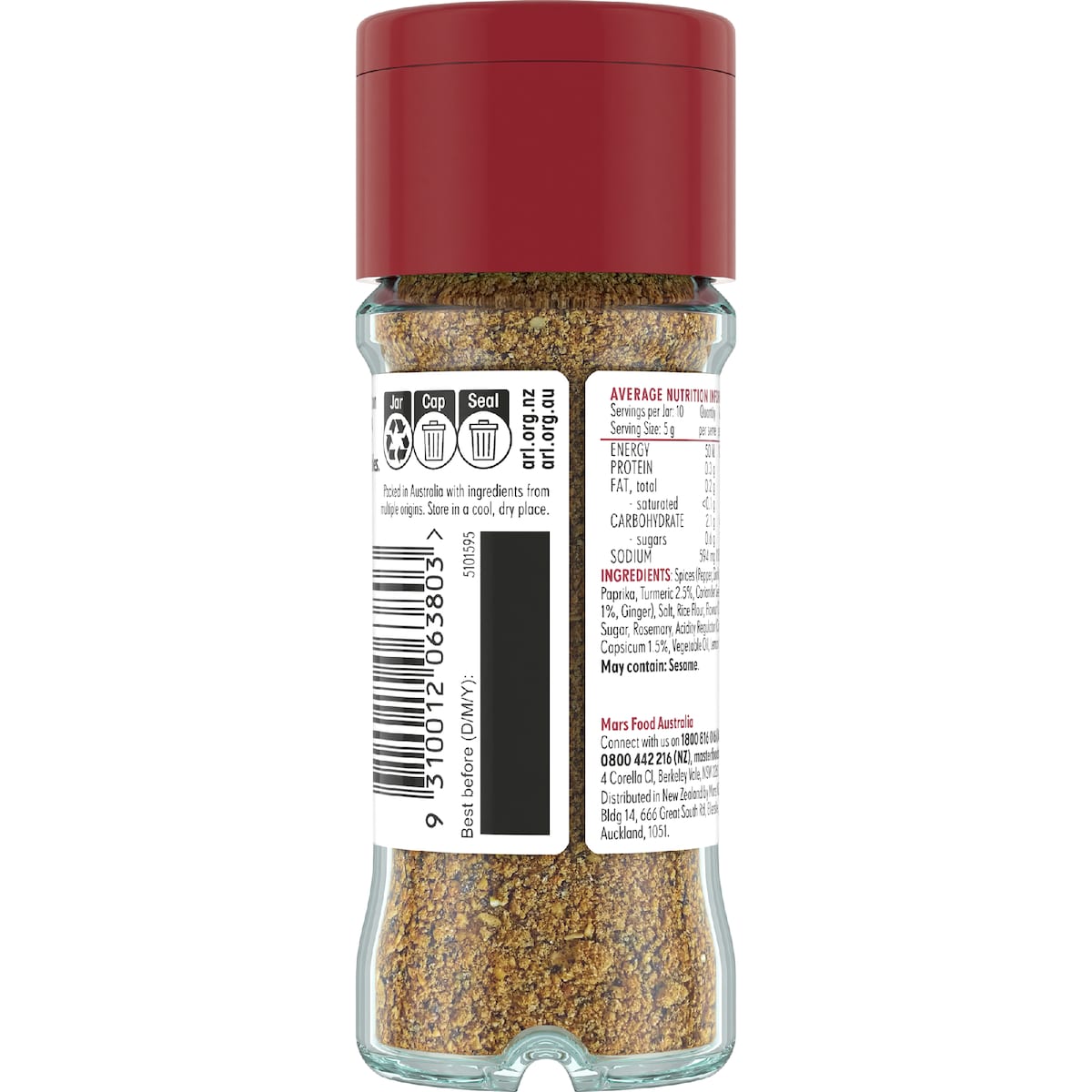 Masterfoods Moroccan Spice Blend Seasoning 52g