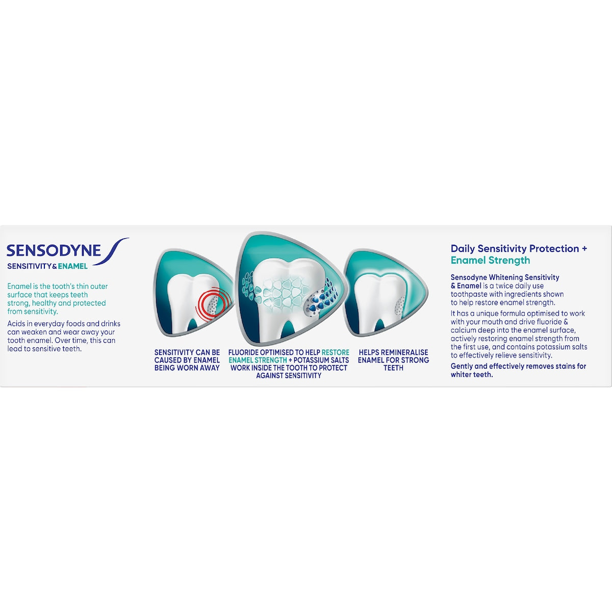 Sensodyne Sensitivity & Enamel Whitening Toothpaste 100g