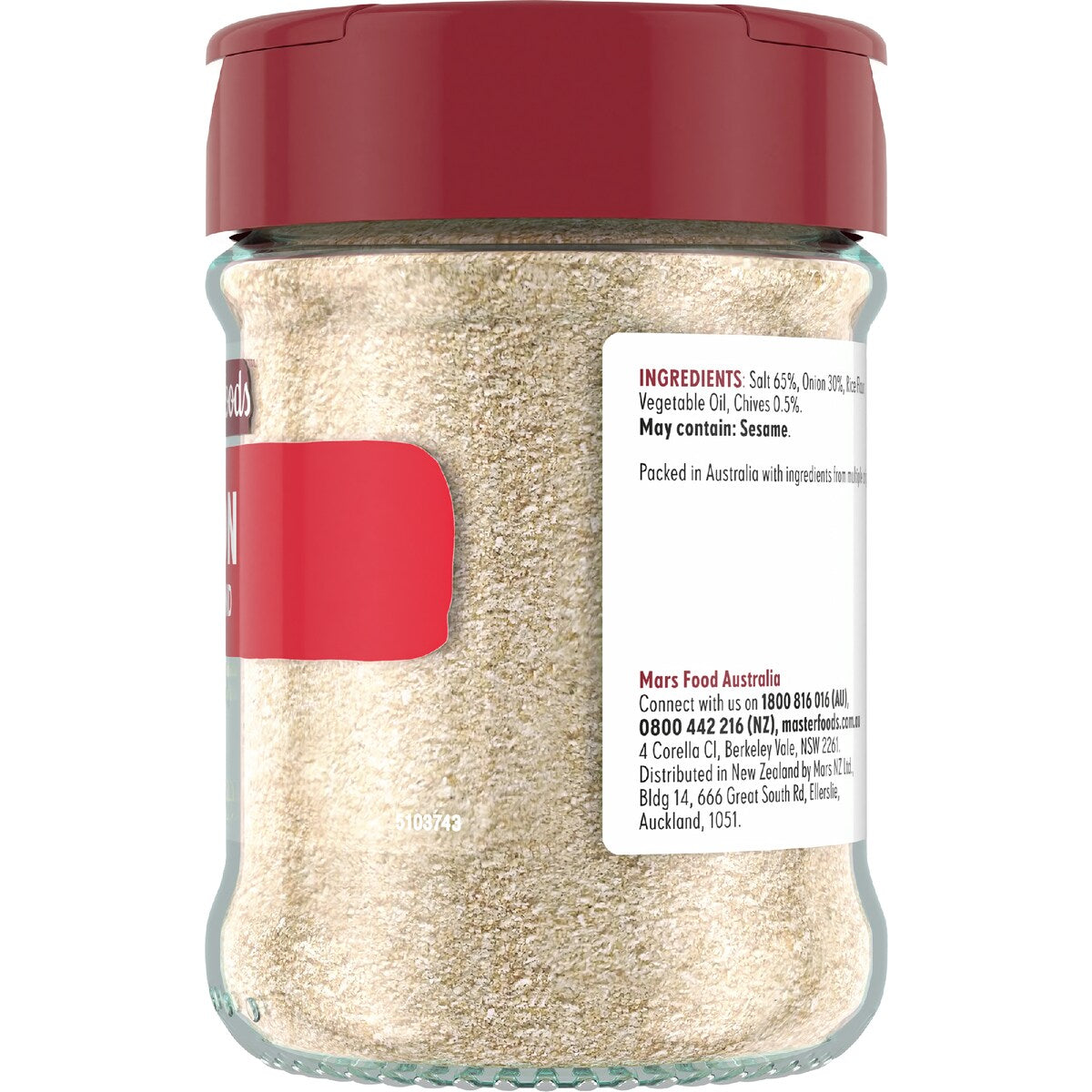 Masterfoods Onion Salt Blend 190g