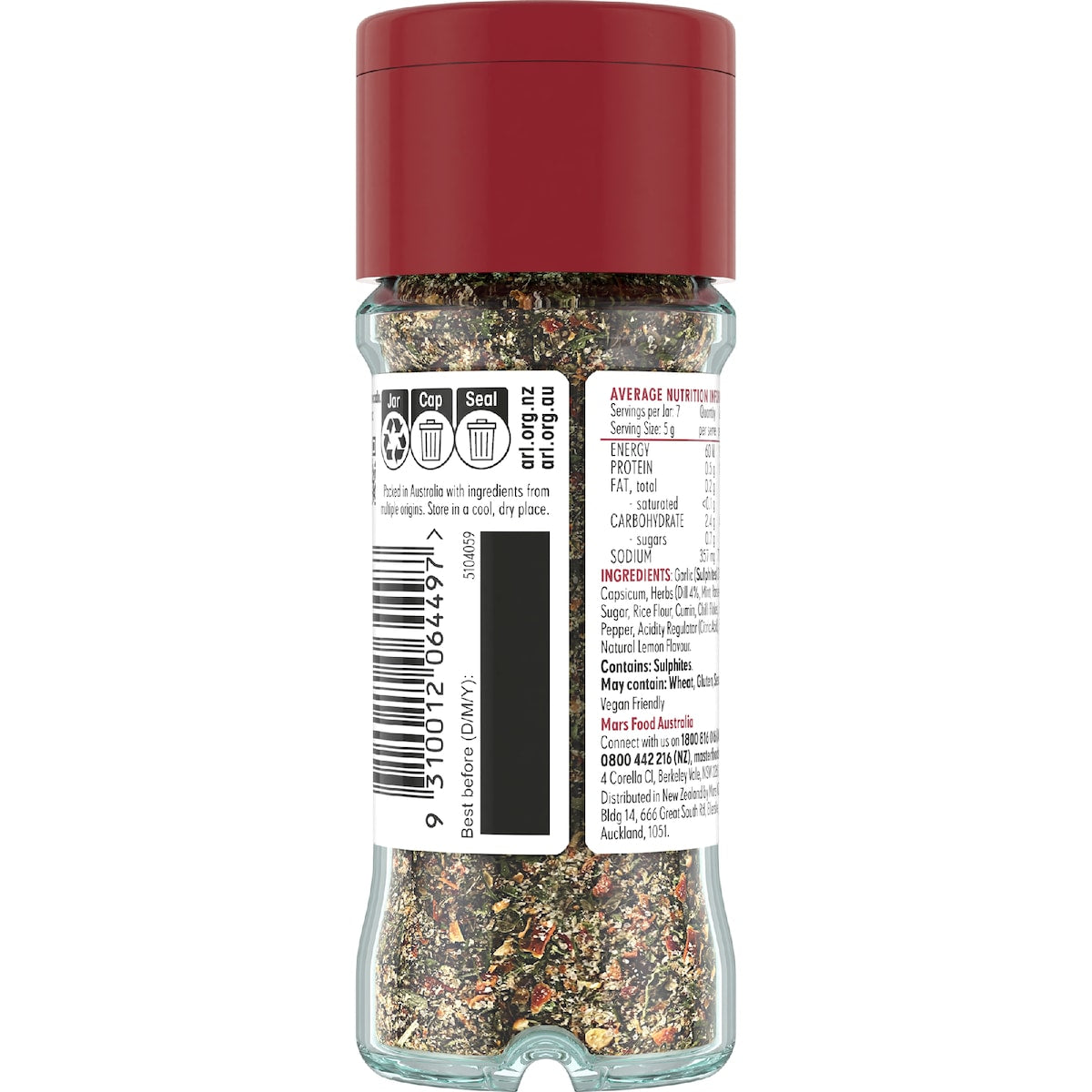 Masterfoods Avocado Smash Spice Blend 35g