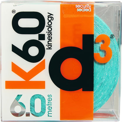 D3 K6.0 Kinesiology Tape 6m Each