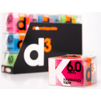 D3 K6.0 Kinesiology Tape 6m Each