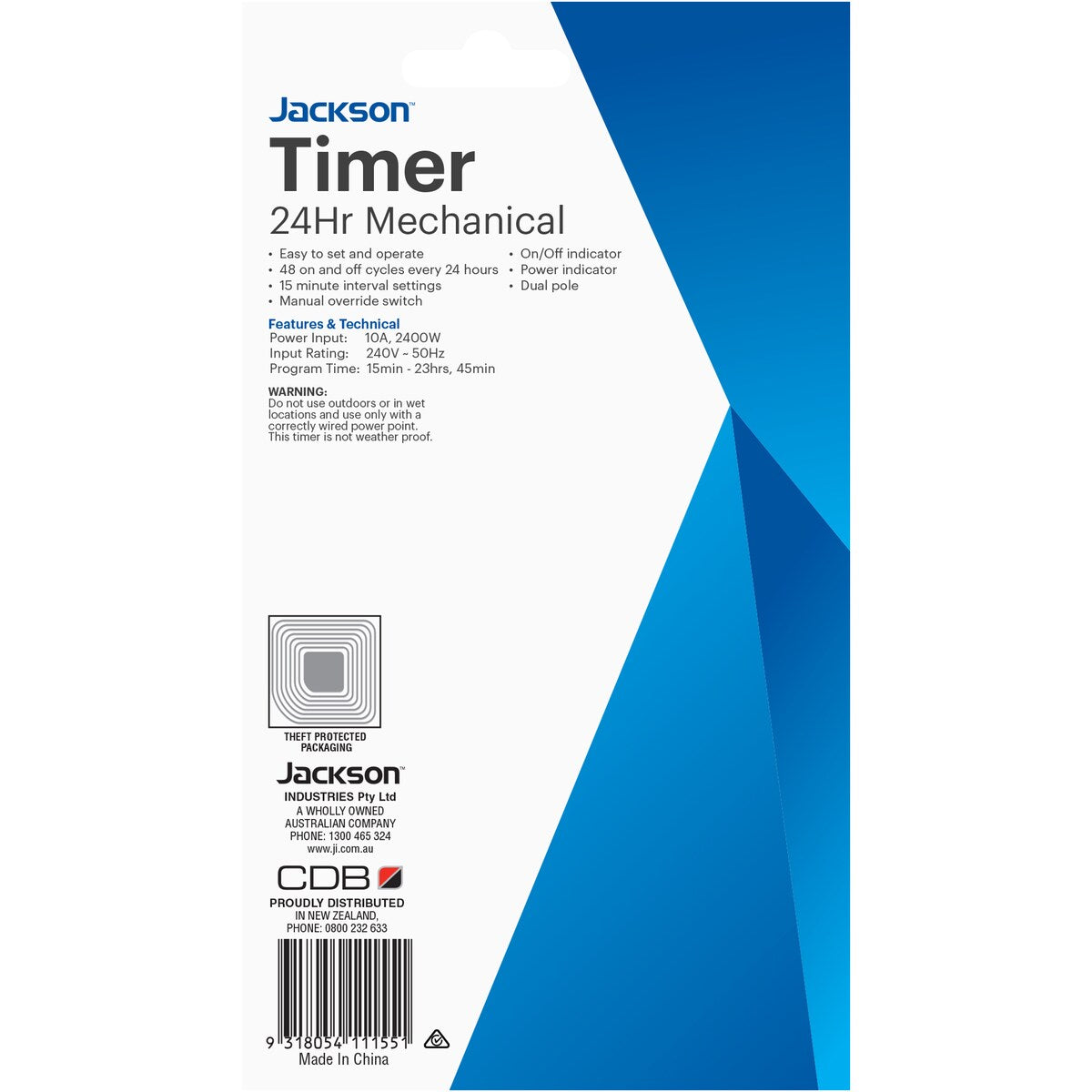 Jackson 24 Hour Timer each