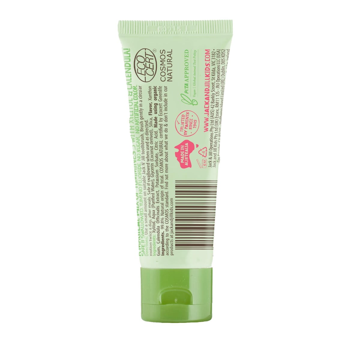 Jack N Jill Natural Certified Toothpaste Assorted 50g