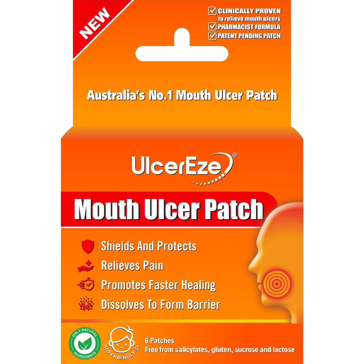 Ulcereze Mouth Ulcer Patch 6 Pack