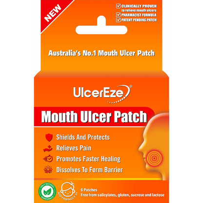 Ulcereze Mouth Ulcer Patch 6 Pack