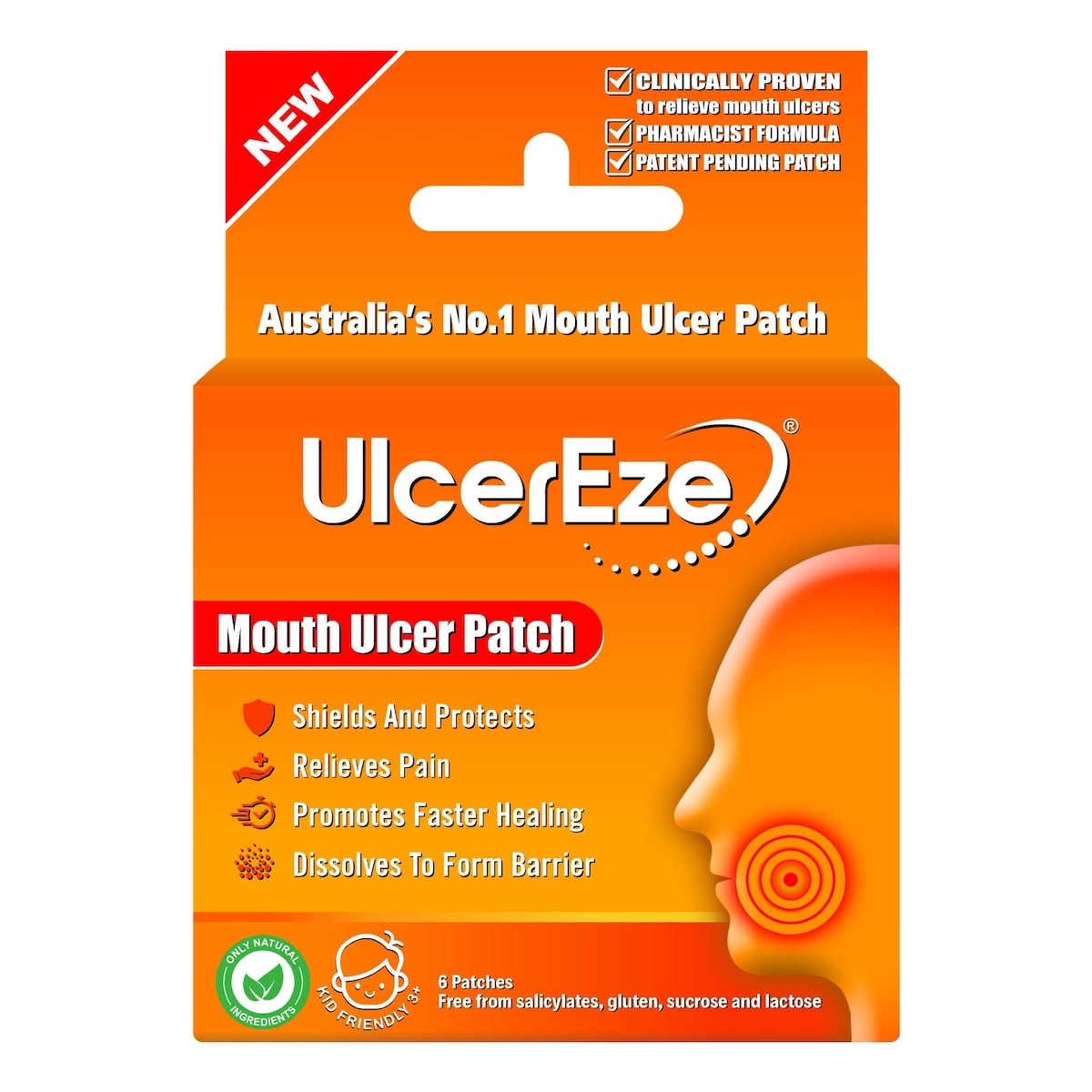 Ulcereze Mouth Ulcer Patch 6 Pack