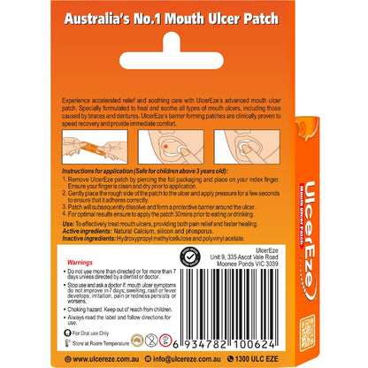 Ulcereze Mouth Ulcer Patch 6 Pack