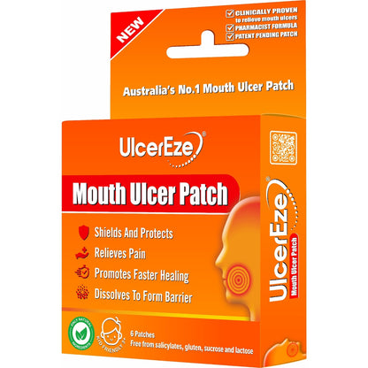 Ulcereze Mouth Ulcer Patch 6 Pack