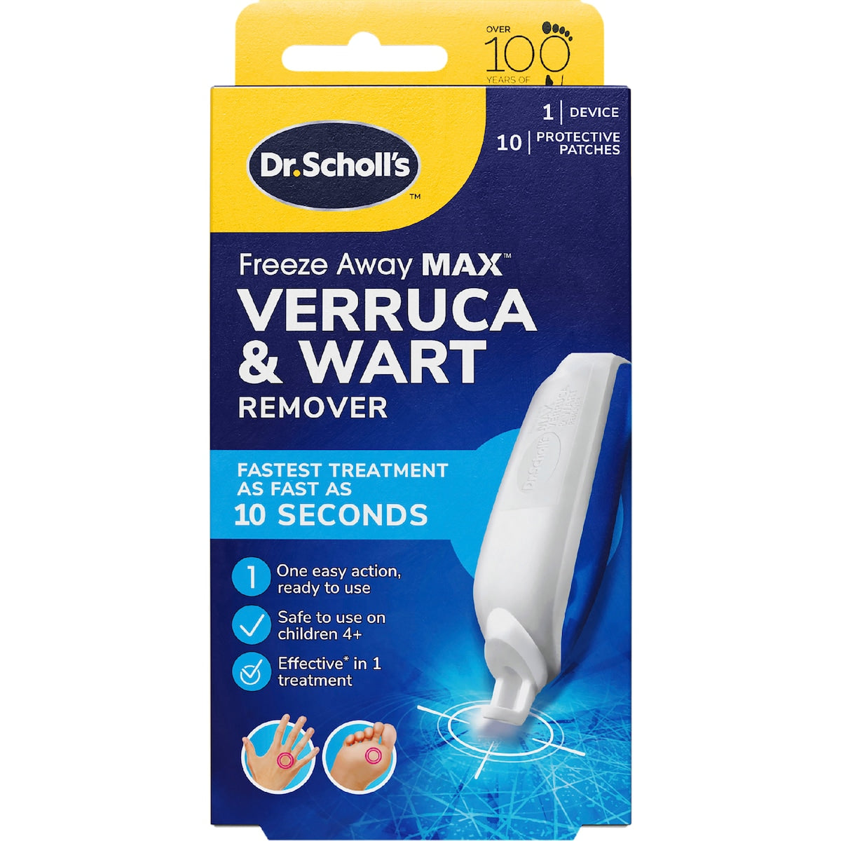 Scholl Freeze Away Max Verruca & Wart Remover Device Each